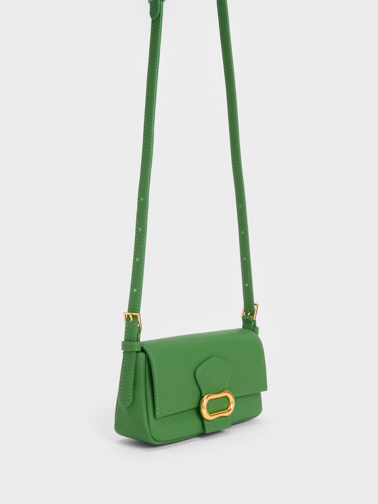 حقيبة كتف داكي, لون أخضر, hi-res