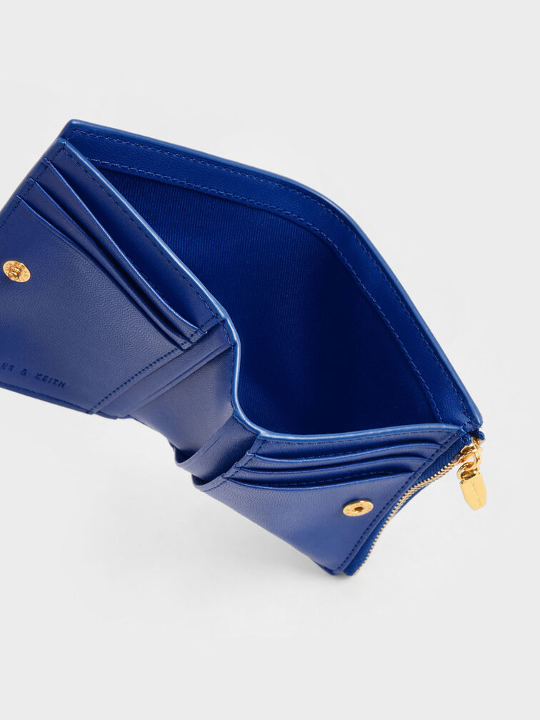 Harmonee Top Zip Small Wallet, Cerulean, hi-res