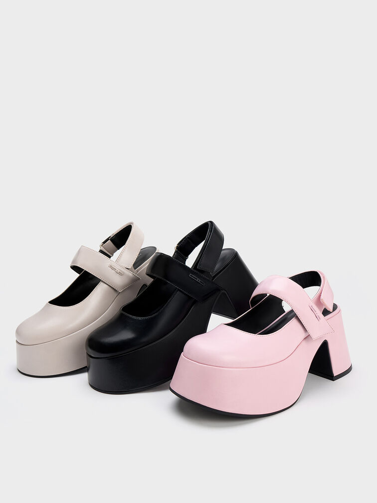 Rubina Slingback Mary Jane Pumps, Light Pink, hi-res