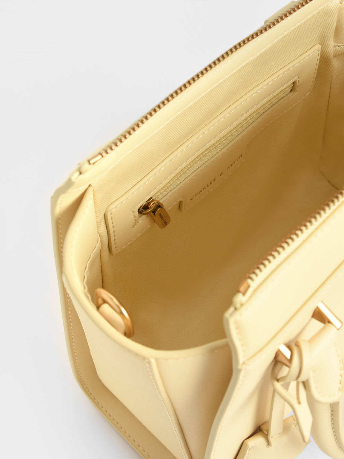 Butter Harper Double Handle Trapeze Tote Bag CHARLES KEITH SA