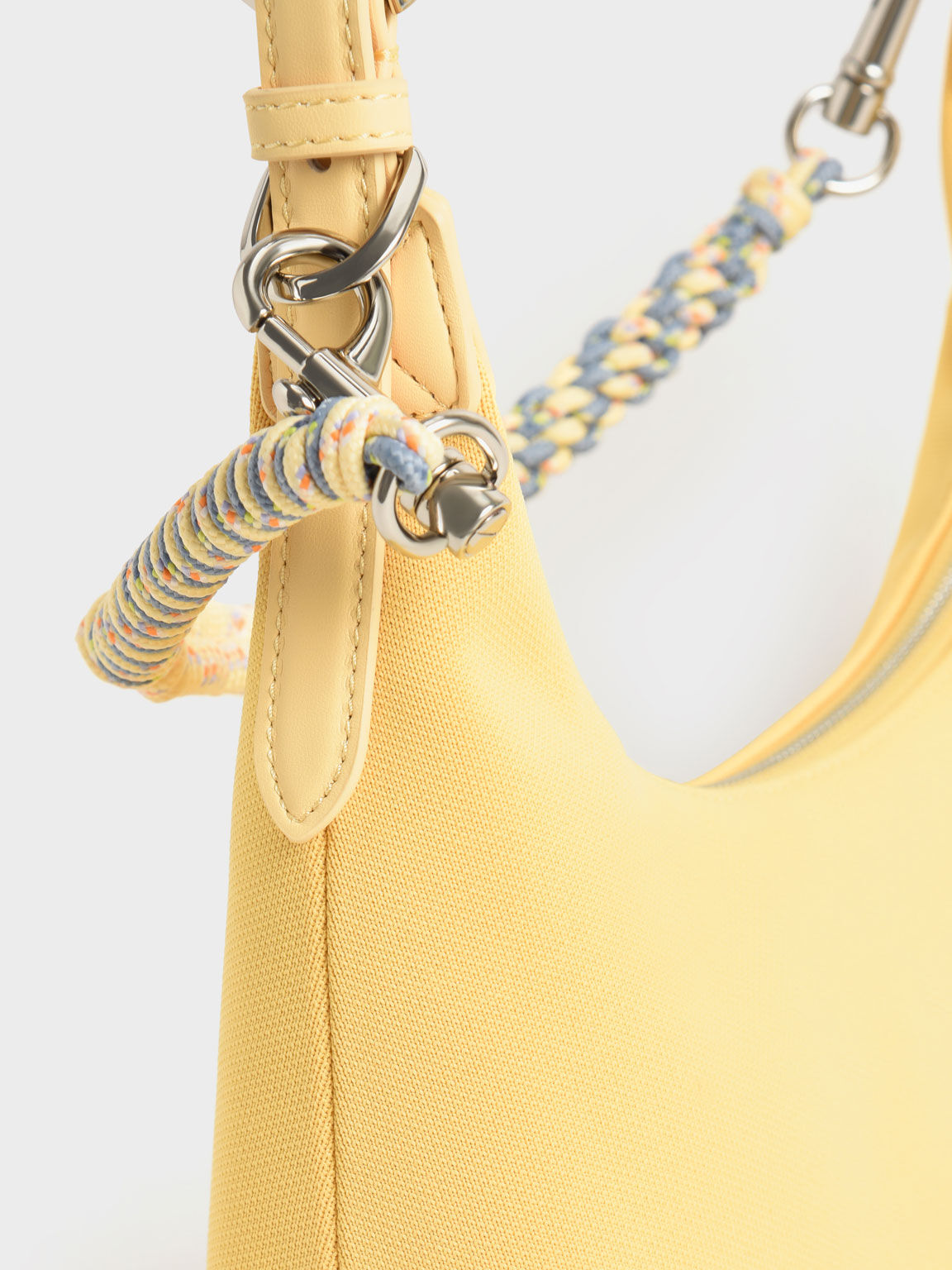 Yellow Coiled Handle Bag CHARLES KEITH SA