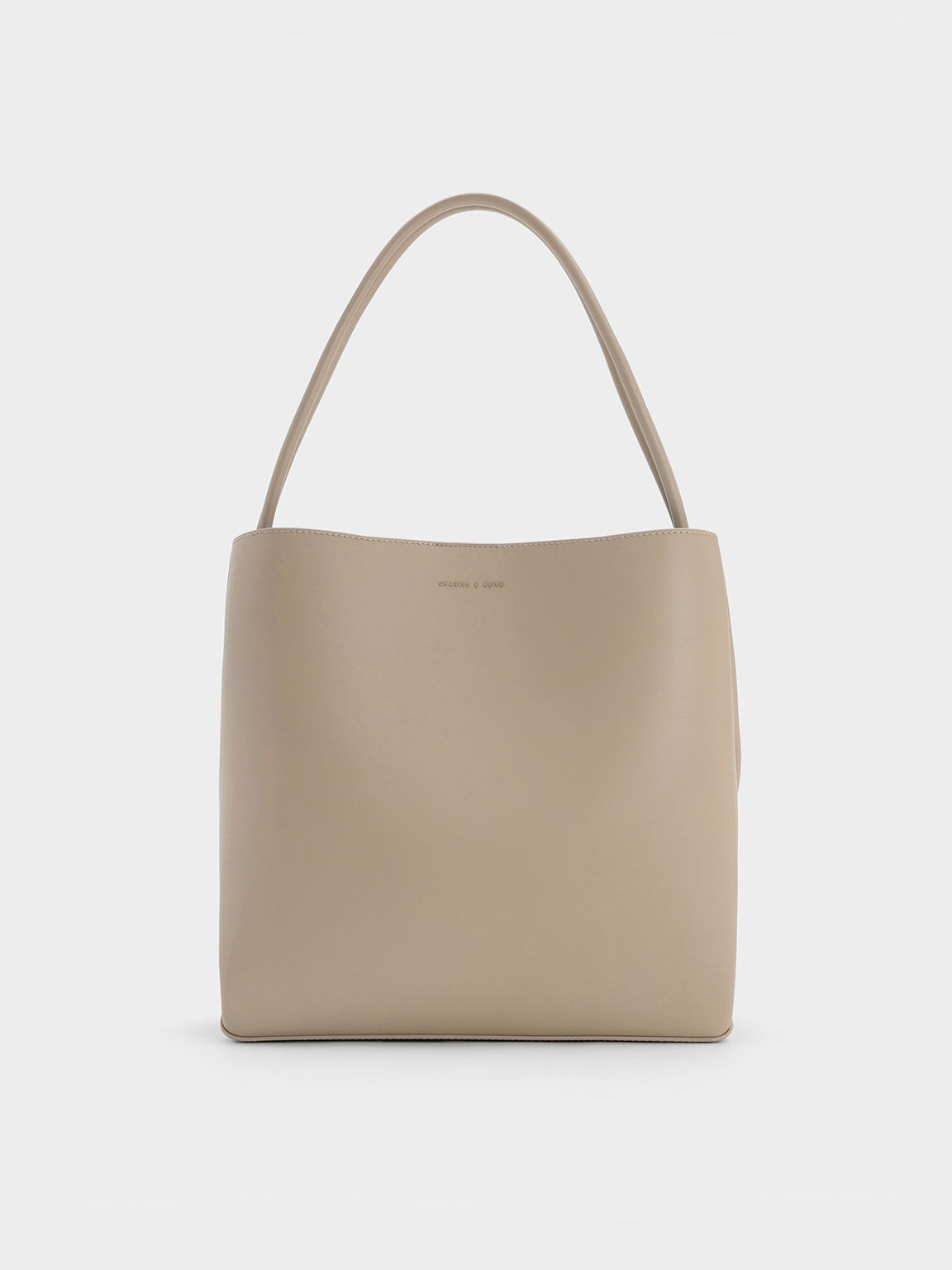 Taupe Leia Tote Bag CHARLES KEITH SA