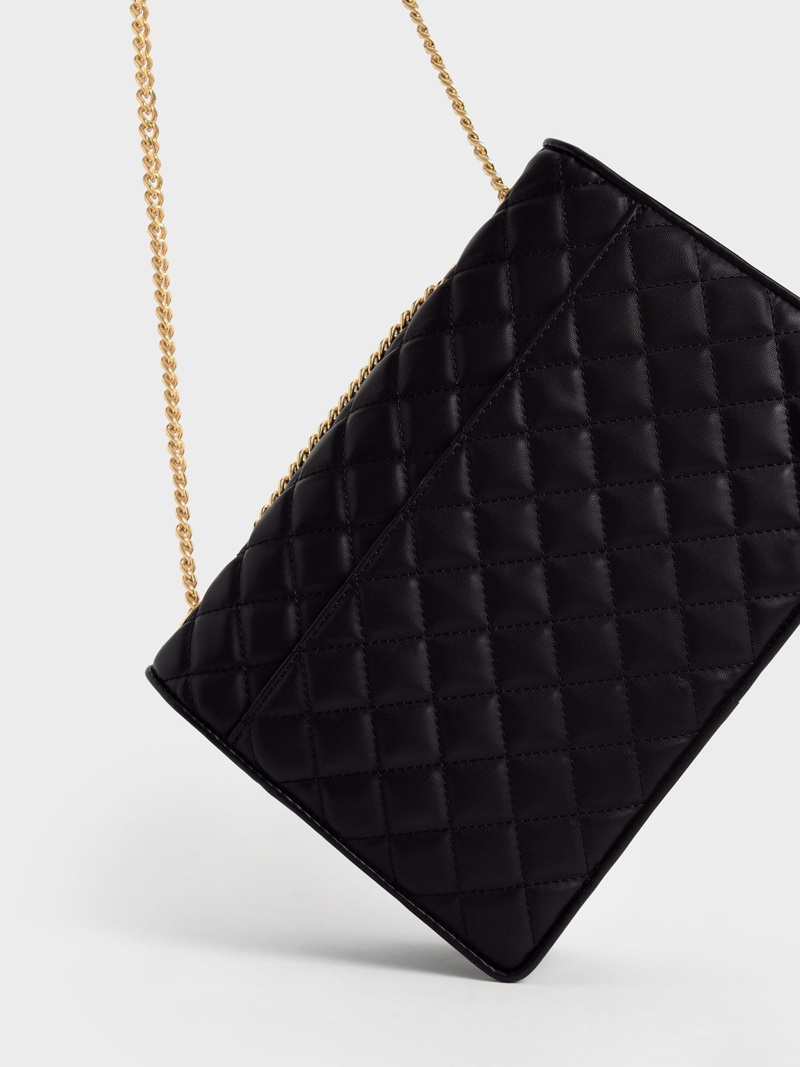 Black double store chain bag