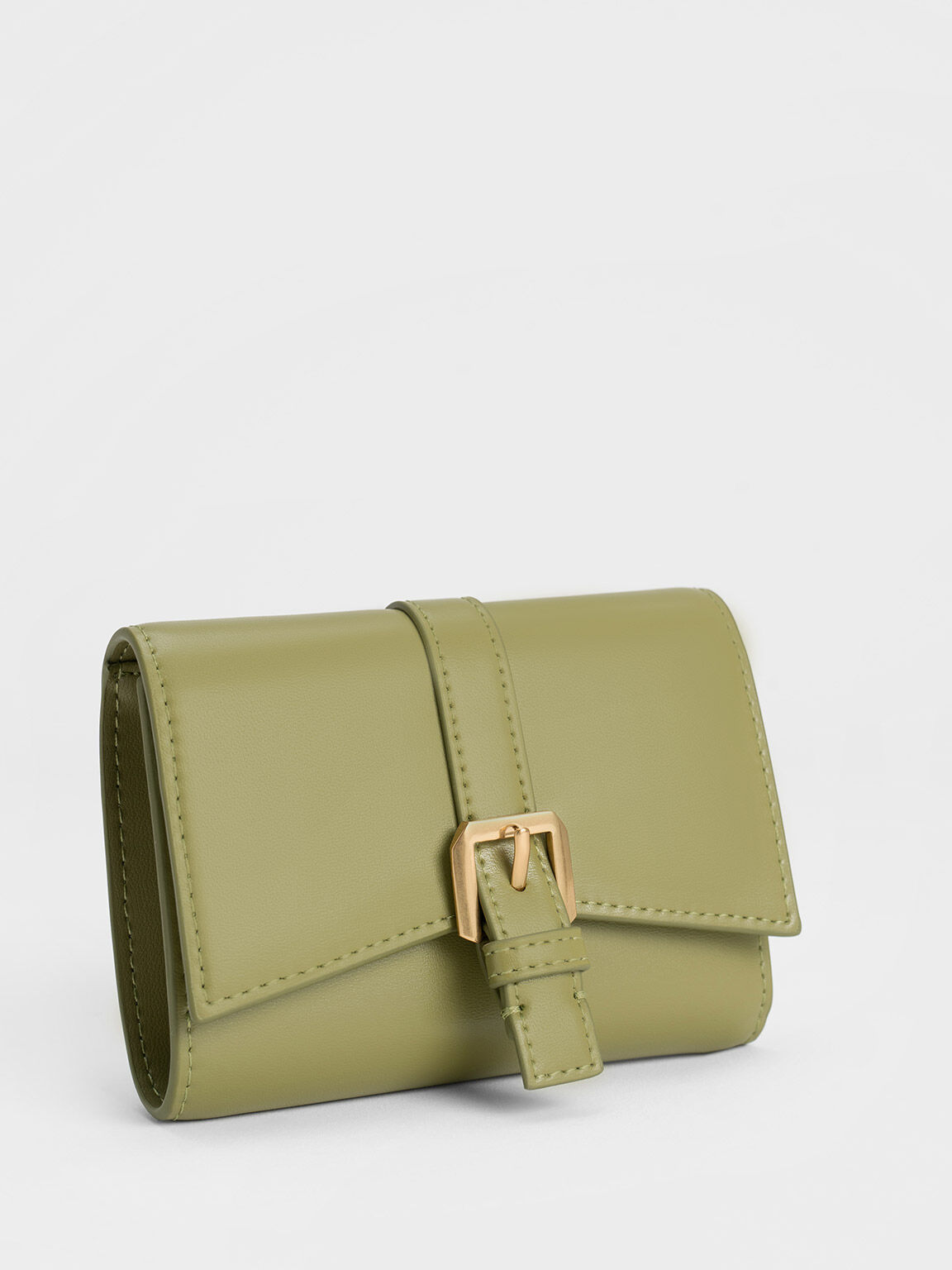 Annelise Belted Wallet, Pistachio, hi-res