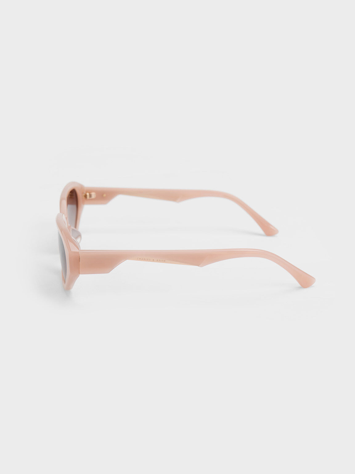 نظارة شمسية بيضاوية من الأسيتات, زهري, hi-res