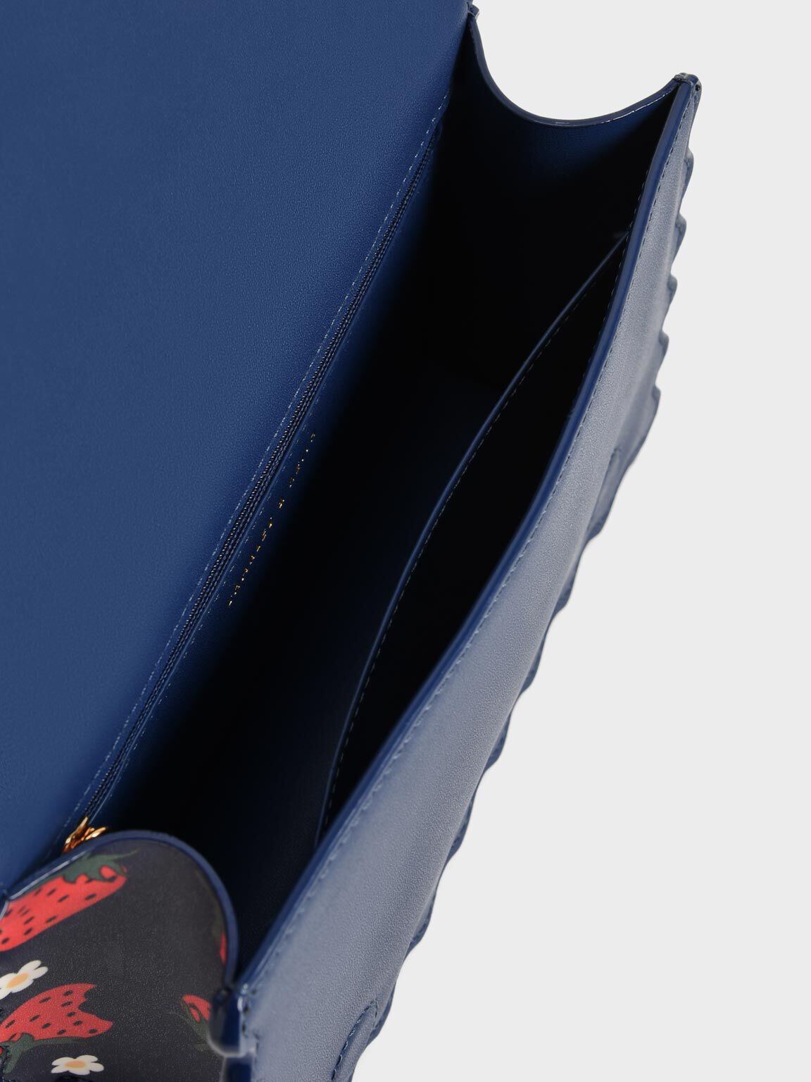 Chain-Link Trapeze Heel Mules, Navy, hi-res