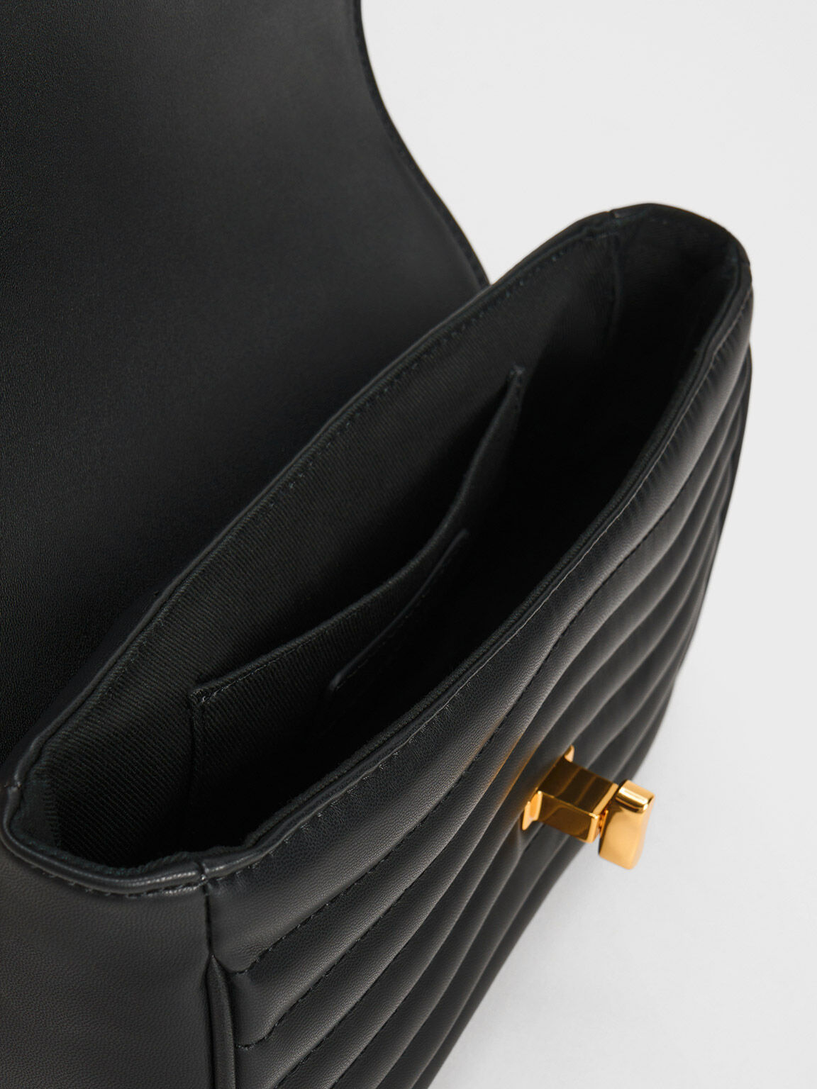 Black Aubrielle Panelled Crossbody Bag - CHARLES & KEITH SA