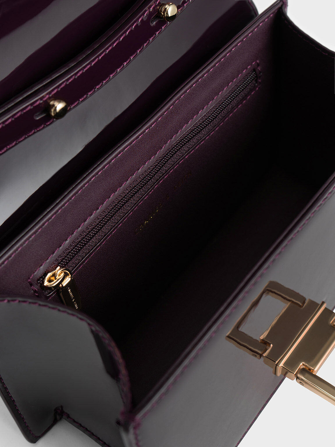 Charles and sales keith maroon bag