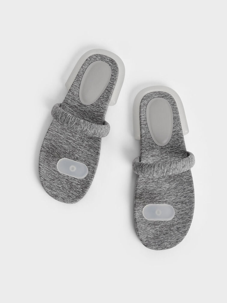 Electra Recycled Polyester Thong Sandals, Light Grey, hi-res