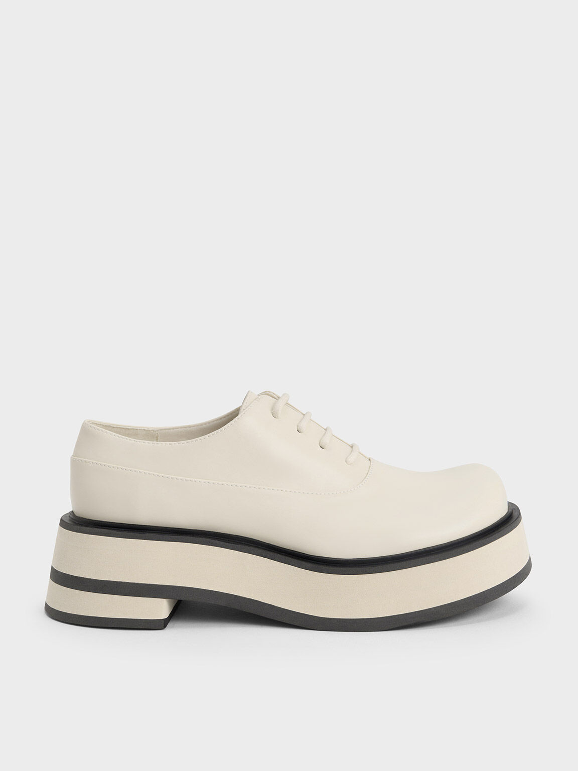 White platform oxfords sales