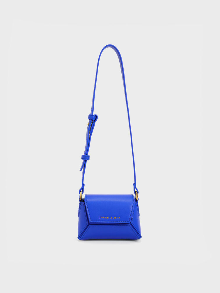 Nasrin Geometric Mini Bag, Cerulean, hi-res
