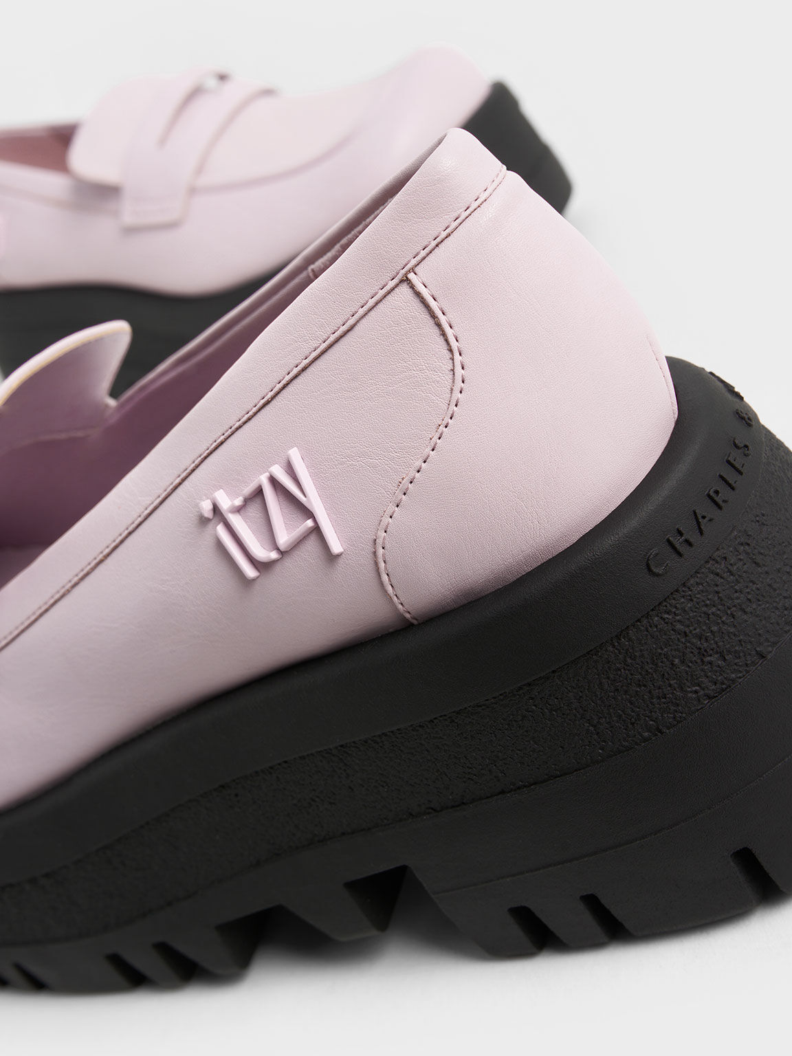 Rainier Chunky Platform Penny Loafers, Lilac, hi-res