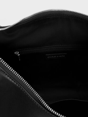 حقيبة هوبو أوديلا بتصميم منحن, Noir, hi-res
