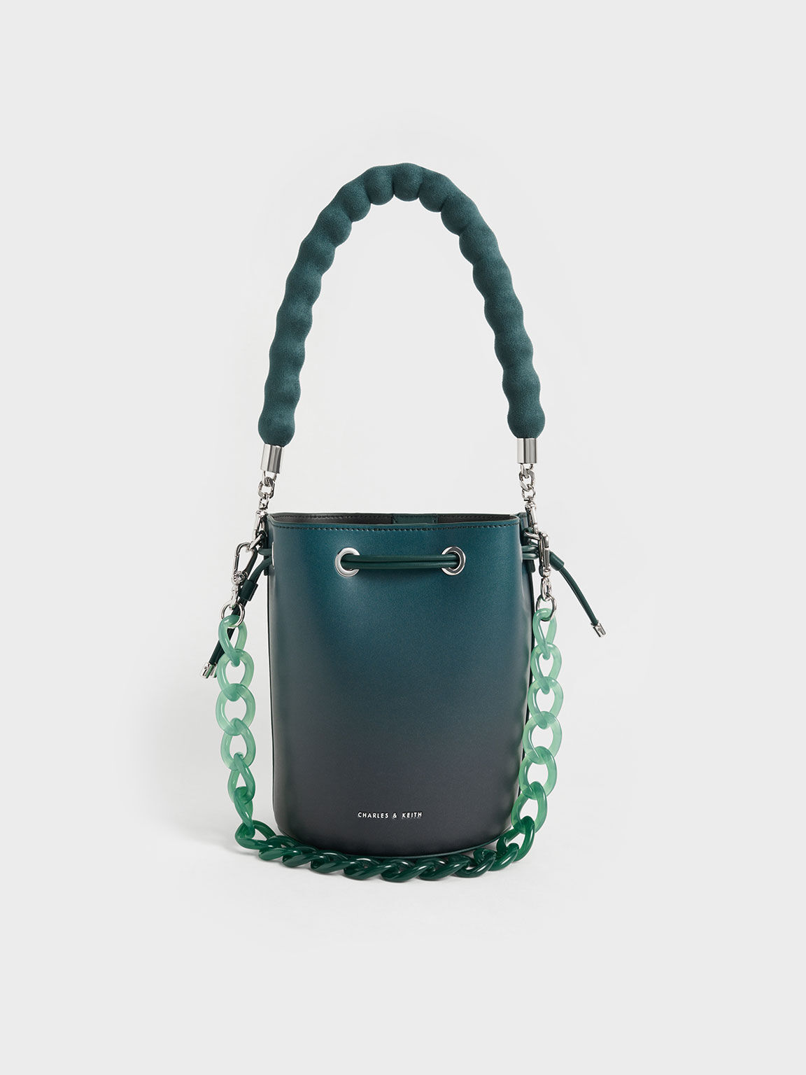 Lana Bucket Bag, Green, hi-res