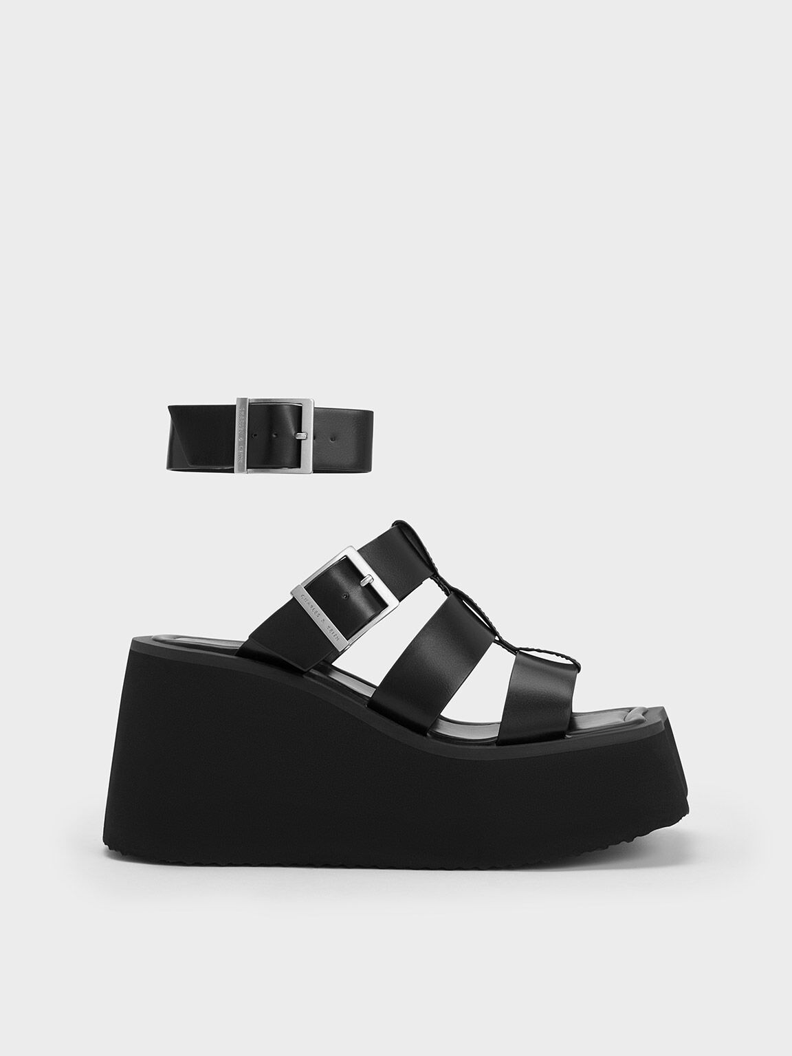 All online black flatforms