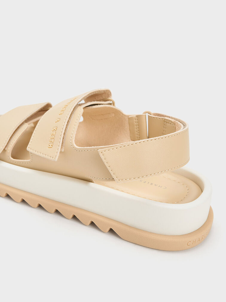 Avalon Buckled Sports Sandals, Sand, hi-res