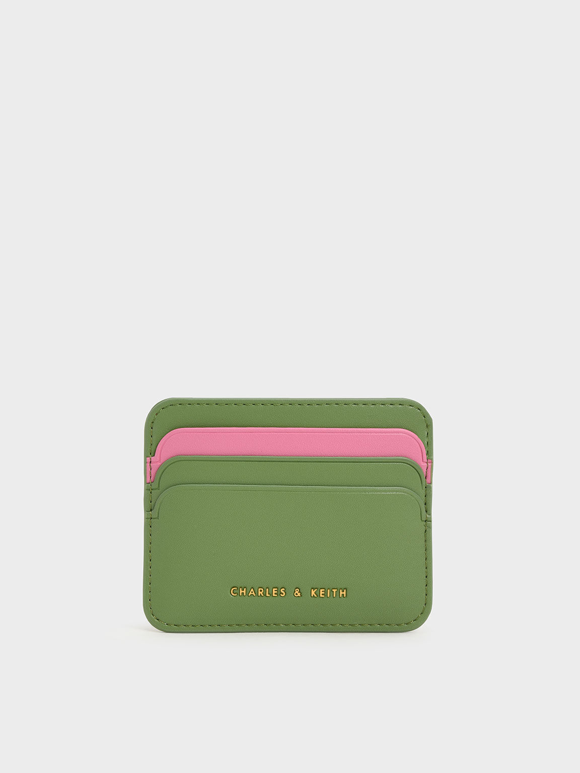 希少稀な CHARLES - Cardholder Rounded Two-Tone Green & SA KEITH Lサイズ