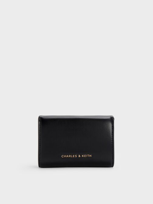 Lilibet Chain-Strap Wallet, Black, hi-res