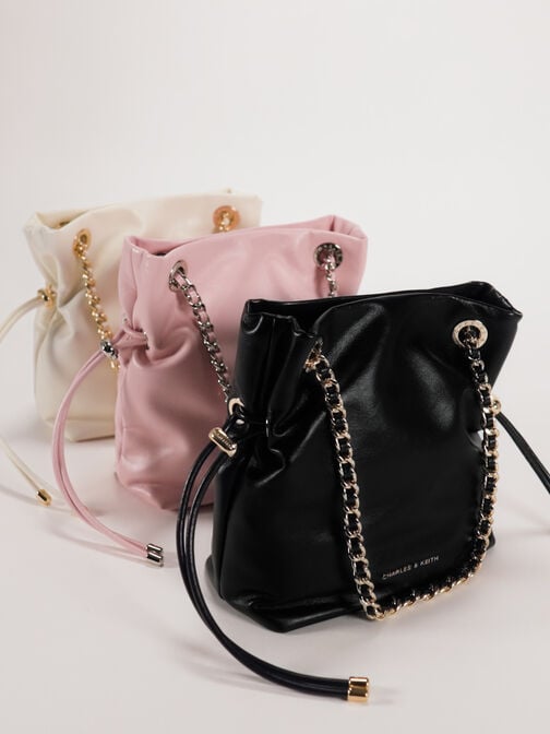 حقيبة كروس بودي مضفرة, كريم, hi-res