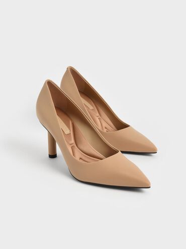 Cylindrical Heel Pumps, Sand, hi-res