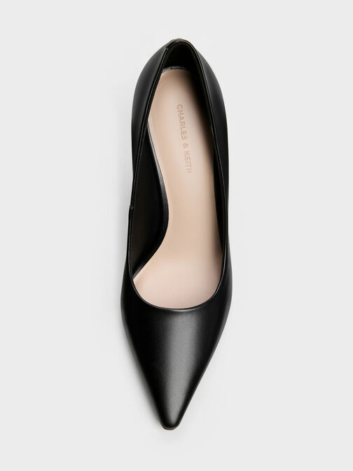 Kerra Pointed High Heels, Black, hi-res