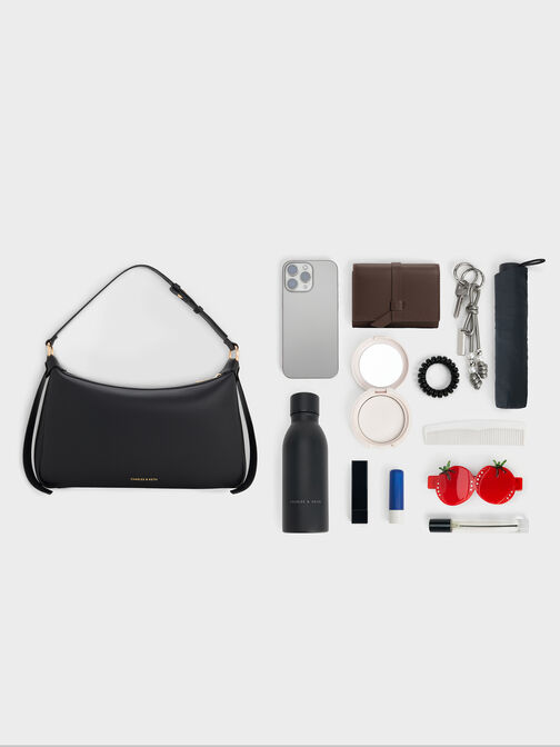 Calla Shoulder Bag, Black, hi-res