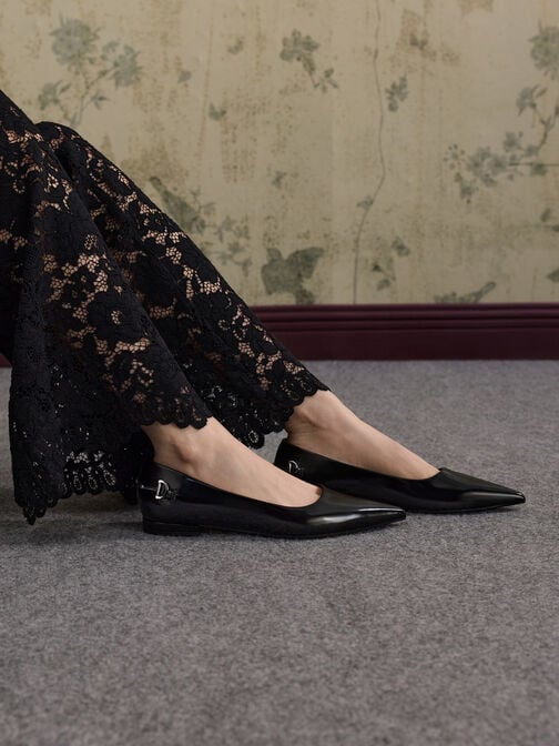 باليرينا إيرينا ميتاليك ومقدمة مدببة, صندوق أسود, hi-res