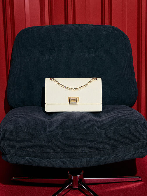 Everline Braided-Strap Shoulder Bag, Cream, hi-res