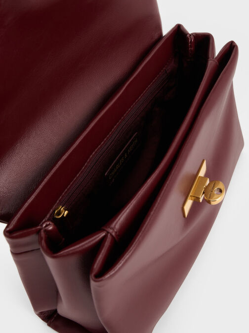 Kerry Chain-Handle Crossbody Bag, Mulberry Plum, hi-res
