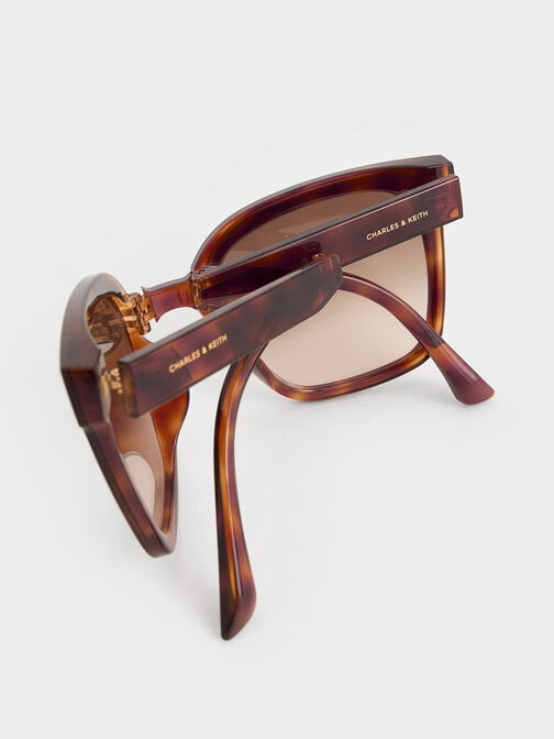 نظارات شمسية بريا قابلة للطي بنقشة صدفة السلحفاة, لون صدفة السلحفاة, hi-res