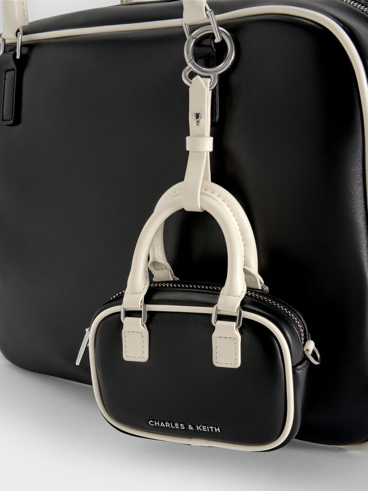 Sianna Two-Tone Bag Charm, Multi, hi-res