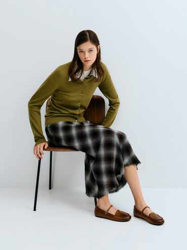 Gale Mary Jane Loafers, Tan, hi-res