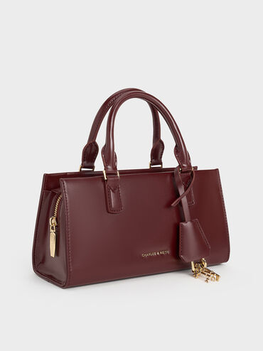 Mini Kerry Tote Bag, Mulberry Plum, hi-res
