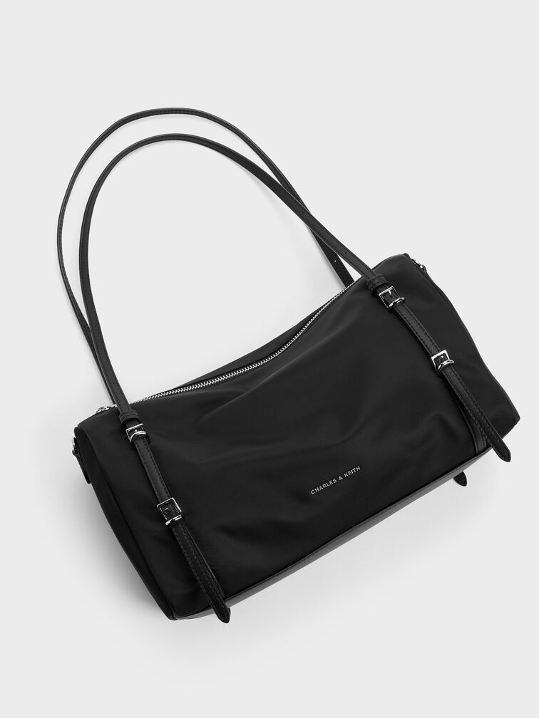 حقيبة كتف من النايلون من ليفي, أسود كلاسيكي, hi-res