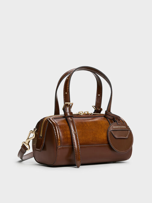 Enola Bowling Bag, Tan, hi-res