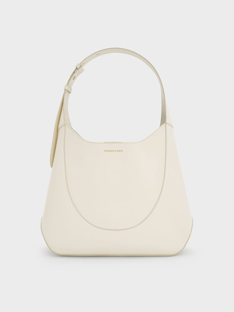 Sigrid Hobo Bag, Cream, hi-res