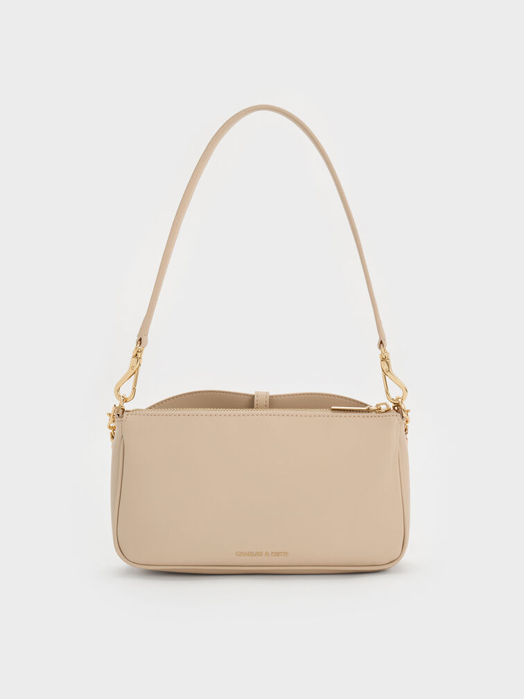 Adalyn Chain Shoulder Bag, Dusted Oat, hi-res