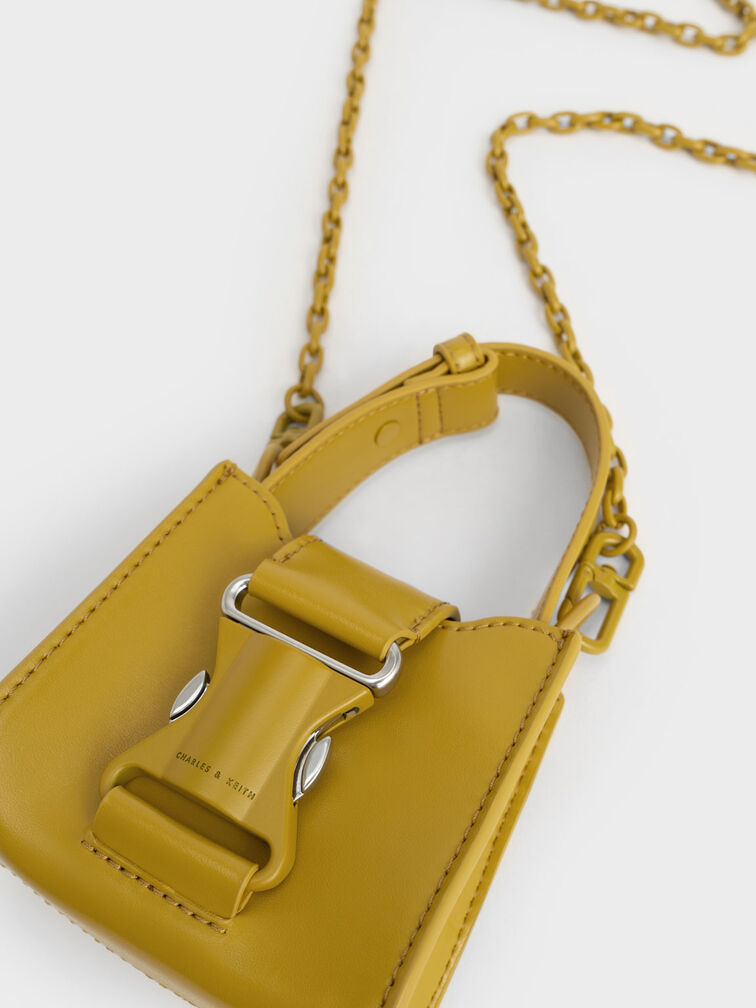 Ivy Top Handle Mini Bag, Mustard, hi-res