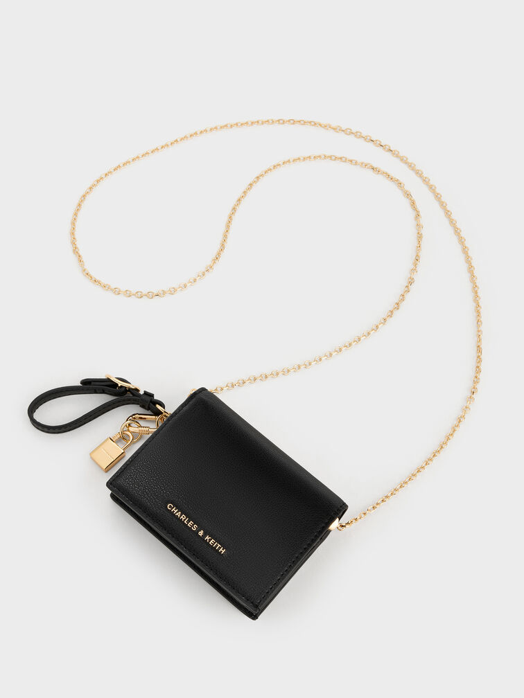 Scottie Small Wallet, Black, hi-res