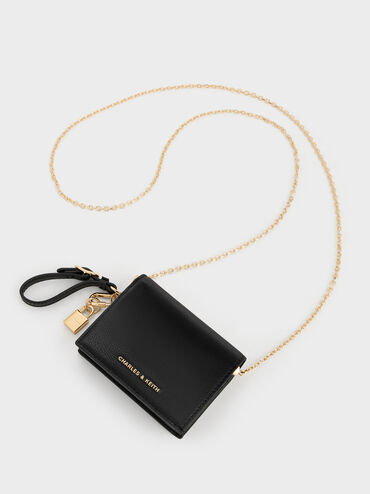 Scottie Small Wallet, Black, hi-res