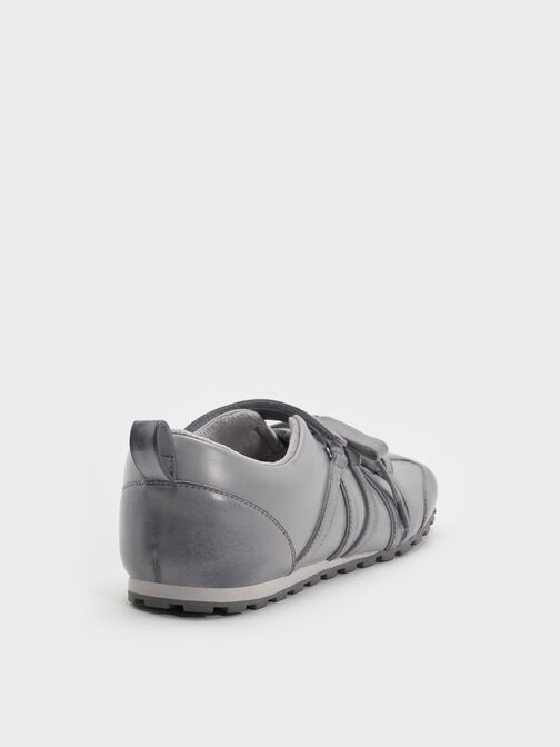Silko Burnished Mary Jane Sneakers, Light Grey, hi-res