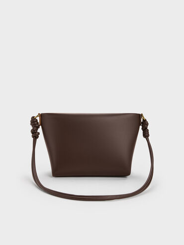 Midori Colourblock Geometric Crossbody Bag, Multi Brown, hi-res