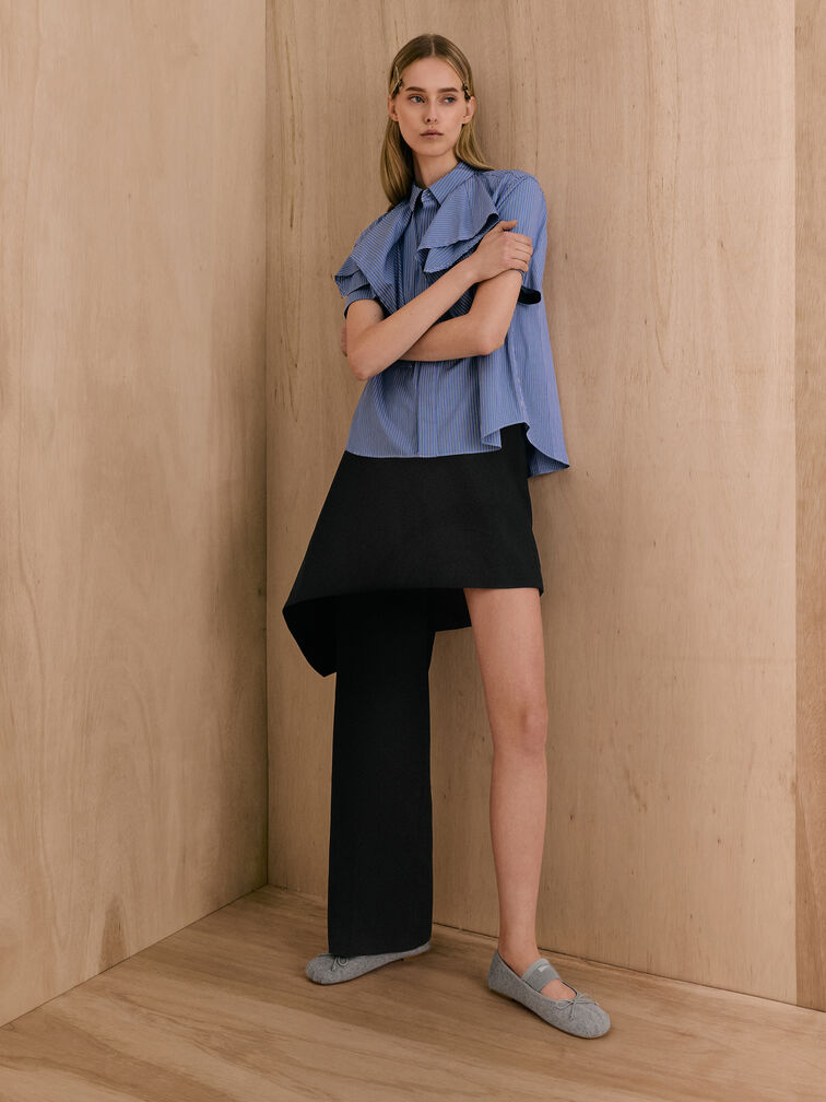 حذاء ماري جين فلات وينونا فِلت, رمادي فاتح, hi-res