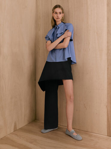 حذاء ماري جين فلات وينونا فِلت, رمادي فاتح, hi-res