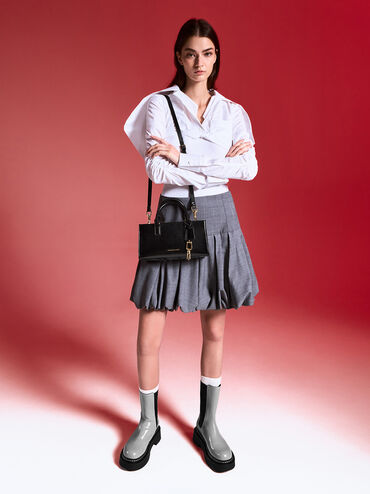 Mini Kerry Tote Bag, Black, hi-res