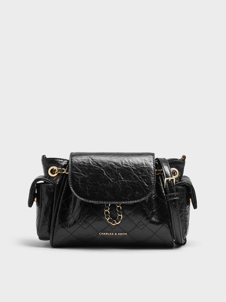 حقيبة ظهر مبطنة, أسود, hi-res