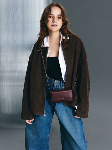 محفظة اوكتافيا, أحمر توتي فاخر, hi-res