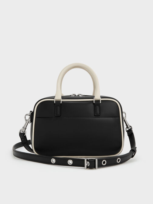 Mini Sianna Two-Tone Bowling Bag, Multi, hi-res