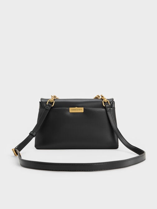 Kerry Chain-Handle Crossbody Bag, Black, hi-res