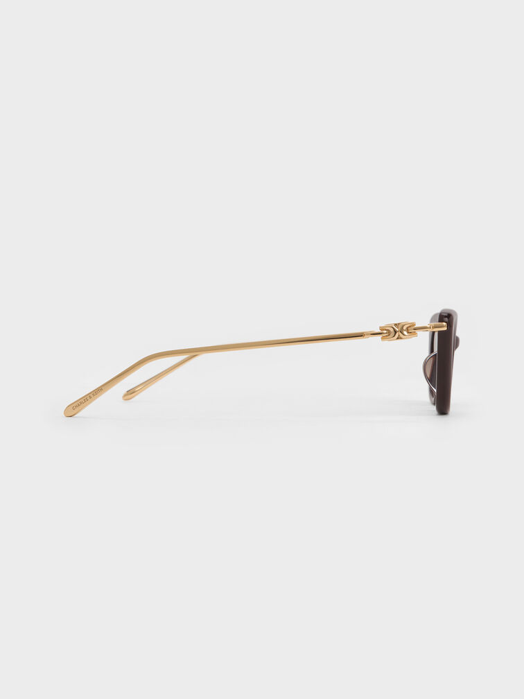 Adalyn Cat-Eye Sunglasses, Espresso Brown, hi-res